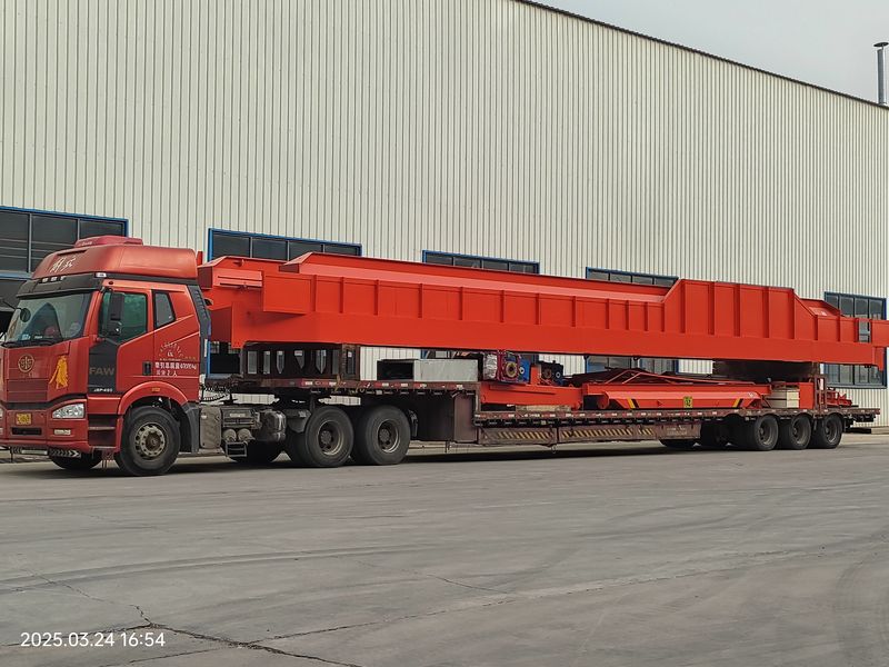 通用橋式起重機 QDXX32/5t—19.5m 電動單梁橋式起重機 2臺 LD10t—16.5m 制作完成，發(fā)往河北石家莊交付客戶使用。
