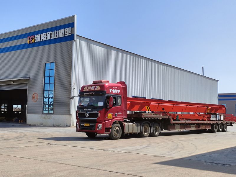 電動葫蘆門式起重機  MHxh10t—14m 外懸3.5/1.5m 制作完成，發(fā)往青海交付客戶使用